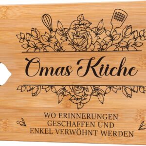 Grandma Gift, Birthday Gift for Grandma – Bamboo Chopping Board