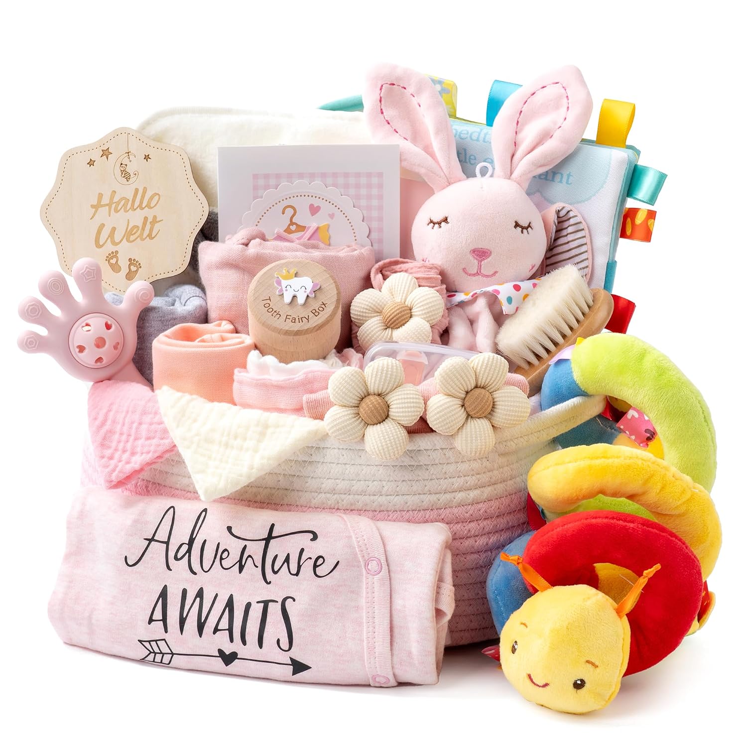 New Born Gift 24 Pieces New Baby Gift Pink