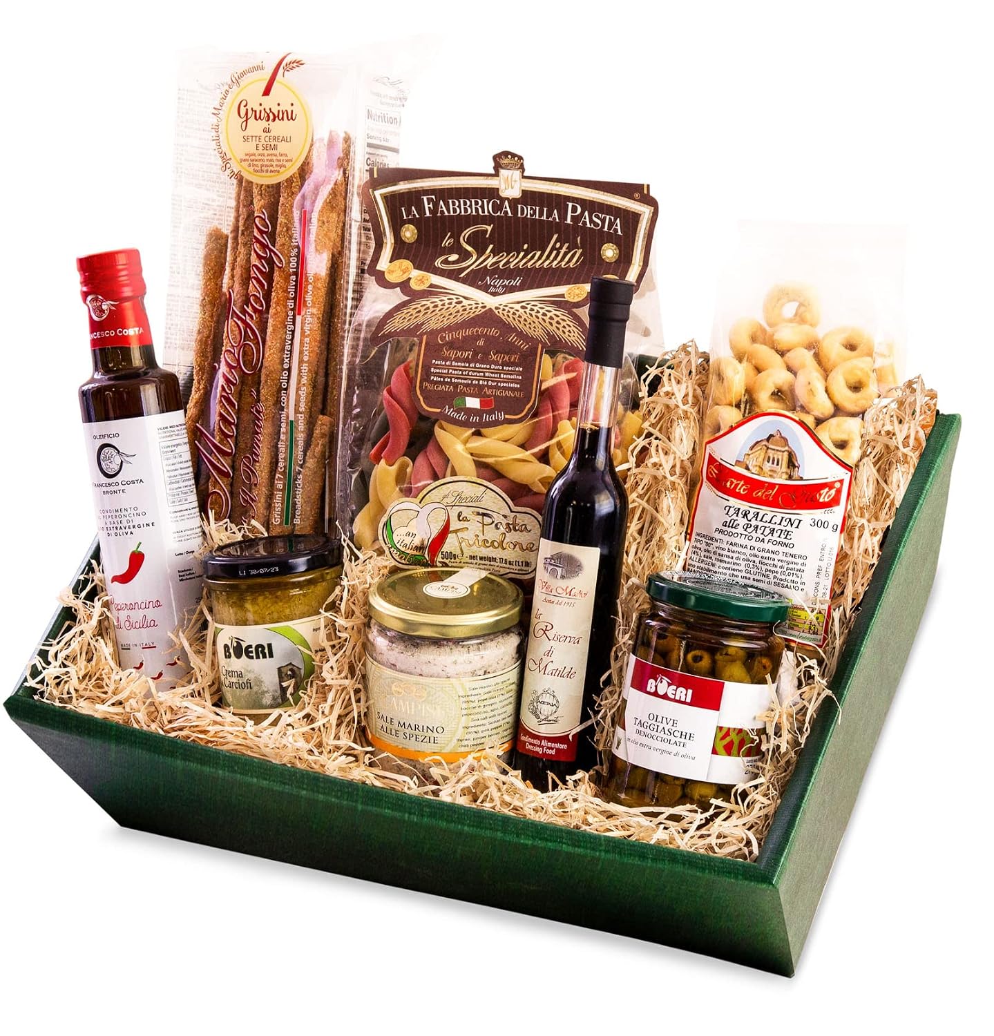 GUSTOSO VEGETARISCHE GUSTOSO Gift Basket with Selected Italian Delicacies Specialities Alcohol Free – Bild 2