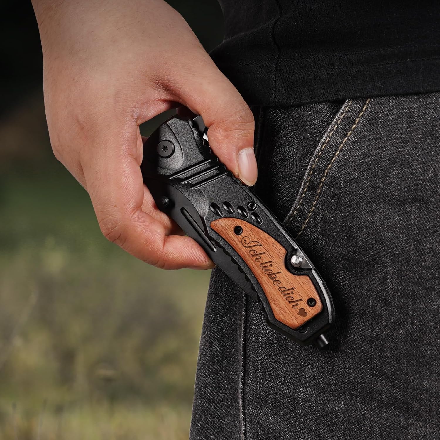 Anniversary Gift for Him, Multitool Knife, Christmas Gifts for Men – Bild 6