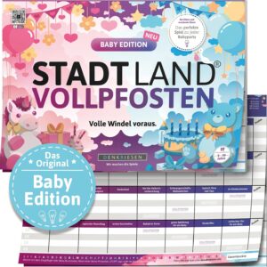 DENKRIESEN Stadt Land Vollpfosten Baby Edition | DIN A4 Play Pad