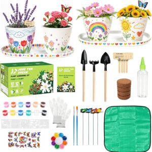 Flower Pot for Painting Set - Creative Gift for Birthday/Easter