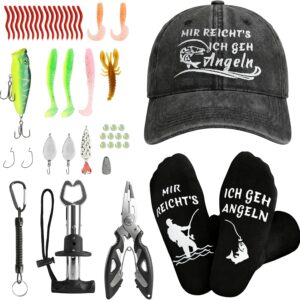 Fishing Gift Set – Fishing Accessory Set for Men & Beginners, Gifts for Anglers for Birthday, Father’s Day & Christmas for Grandpa, Dad, Son and Friends
