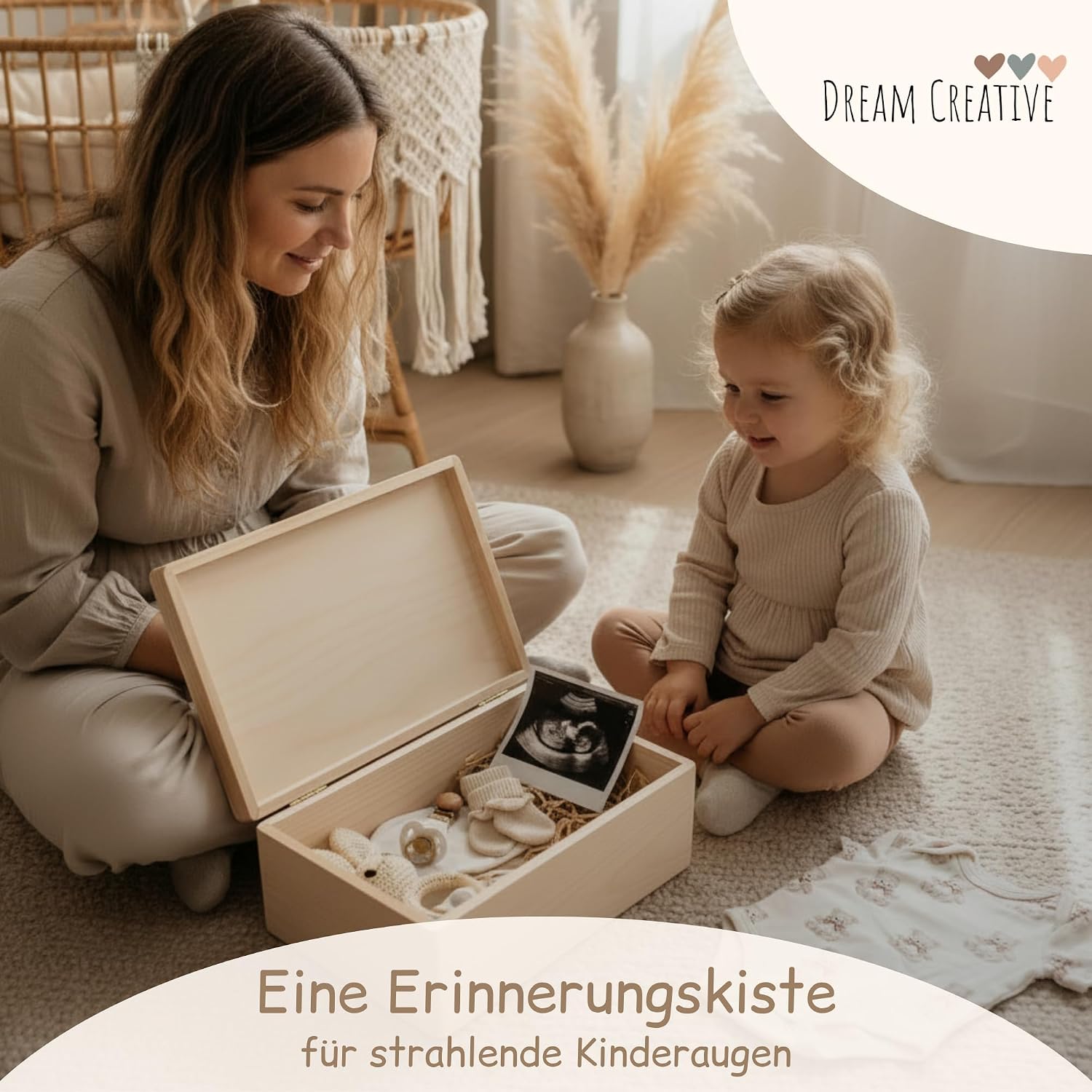 Personalised Keepsake Box | Various Designs | Gift Idea for Birth, Birthday, Christening - Memory Box Baby – Bild 8