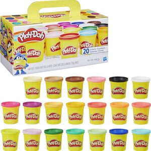 Hasbro Play-Doh A7924EU6 Super Colour, Set of 20, for imaginative and creative play
