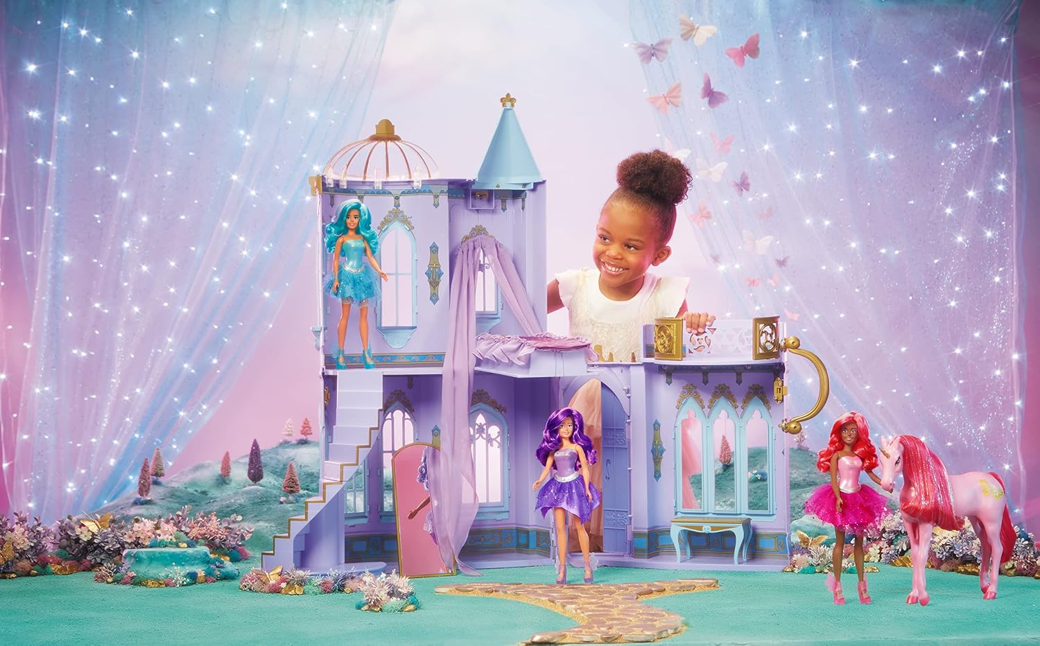 MGA's Dream Ella Colour Changing Surprise Fairies - 29 cm Doll & 7 Surprises to Collect - Includes Wig, Skirt, Boots & More - for Children from 3 Years - Yasmin, Pink – Bild 4