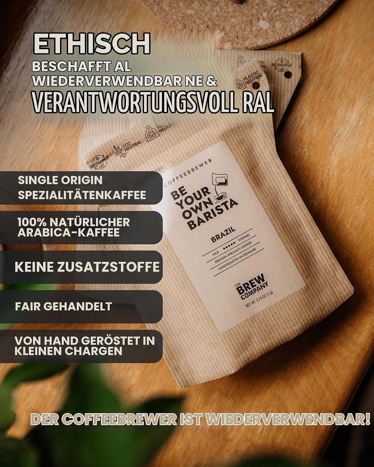 Innovative Coffee Gift Set for On the Go - 3 Best Single Estate – Bild 7