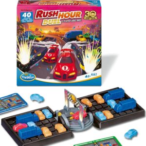 ThinkFun 76686 – Rush Hour Duel – The well-known traffic logic game now as an exciting duel for two players – with new challenges and clever fun for children and adults from 8 years