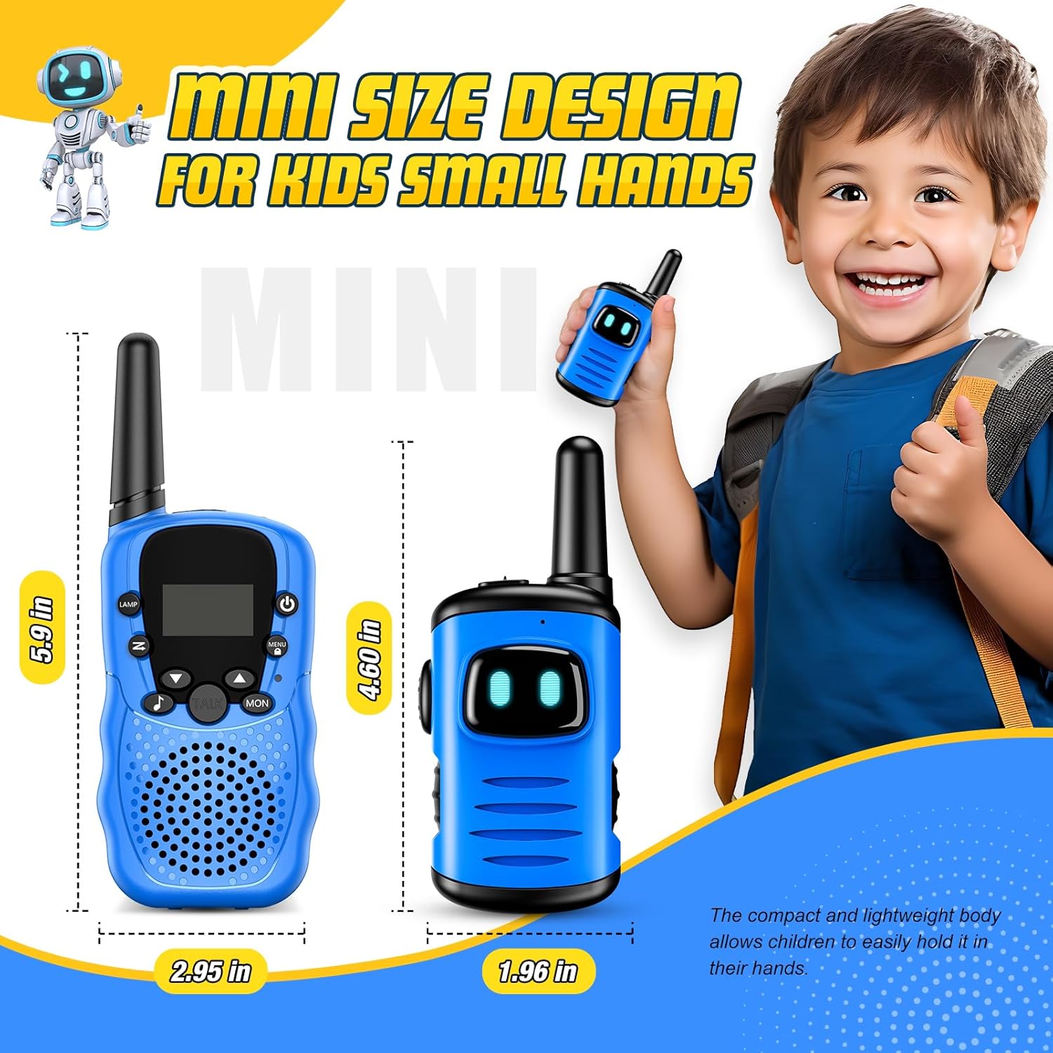 EUCOCO Walkie Talkie Children, Toy from 3 4 5 6 7 8 Years Boy Gift Boy 3-10 Years Outdoor Games for Children Walkly Talkly Children's Toy Easter Gifts Children Gift Ideas Toys – Bild 4