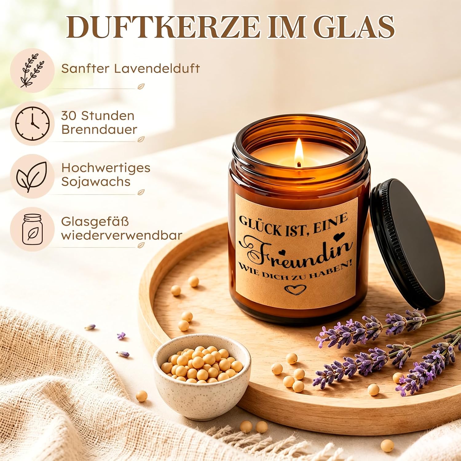 TUZELIYA Gift for Girlfriend, 4-Piece Small Time Out Gifts – Bild 5