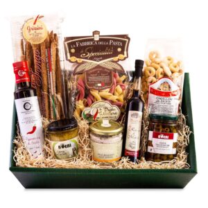GUSTOSO VEGETARISCHE GUSTOSO Gift Basket with Selected Italian Delicacies Specialities Alcohol Free