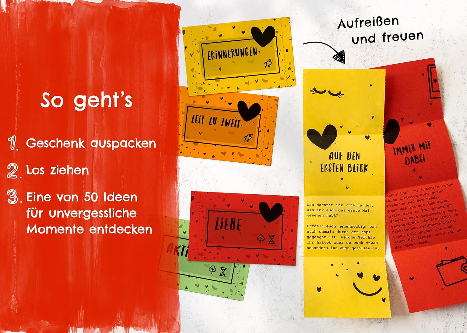 Gift for Couples – Experience Unforgettable Moments for Two – Couple Gift for Him and Her – Gift Idea for Men and Women – Lot Box for Couples with Ideas for Couple Time and Love – Bild 5