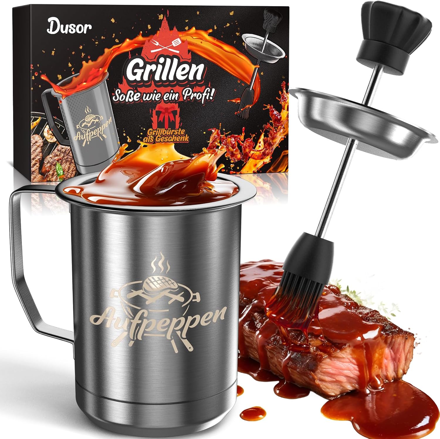 Dusor Gifts for Men Dad, BBQ Grill Brush Tool, Men's Gifts