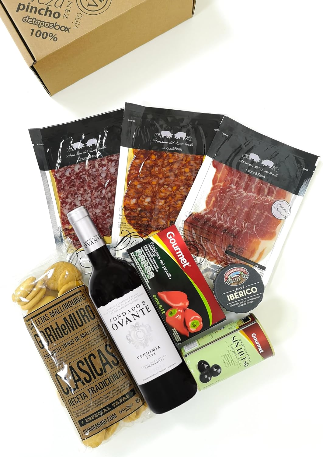 Gift Box with Crackers from Mallorca, detapasbox Mallorca Gift with Spanish Specialities – Bild 2