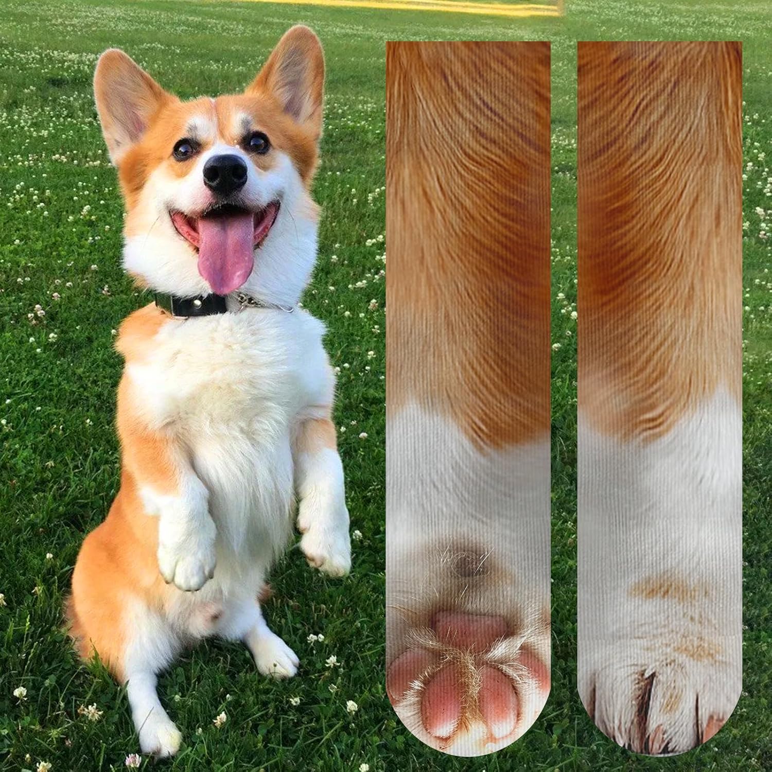 Funny 3D Socks Men Women Cool Crazy Funny Socks - Funny Father's Day Christmas Gift Ideas for Animal Lovers – Bild 4