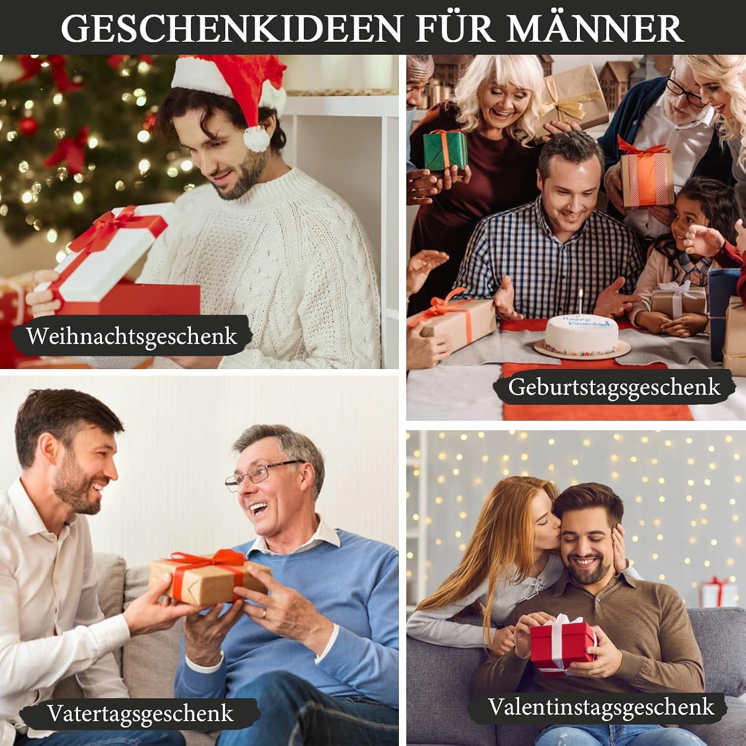 Herren Armband mit Buchstaben Edelstahl Armbänder Panzerkette – Bild 5