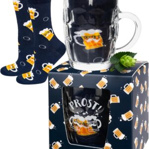 soxo Tin Socks Men's Beer Gifts For Men Funny Sock Gift Summer Socks Men 40-45