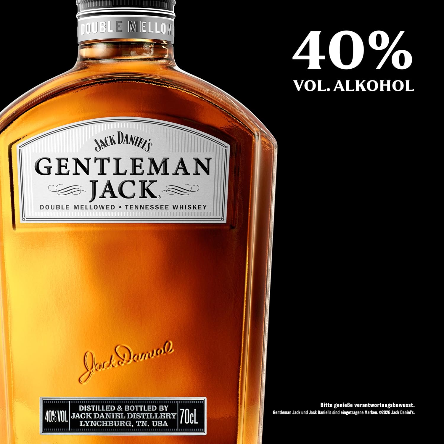 Jack Daniel's Gentleman Jack Tennessee Whiskey 0.7 L - 40% Vol. – Bild 3