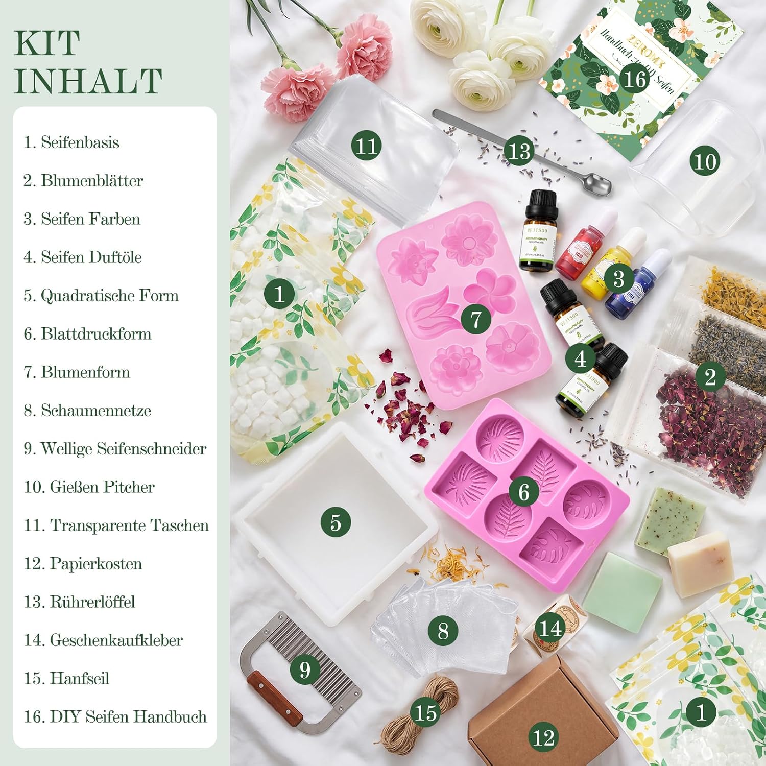 Make Your Own Soaps Set, Creative Soaps DIY Set for Adults – Bild 2