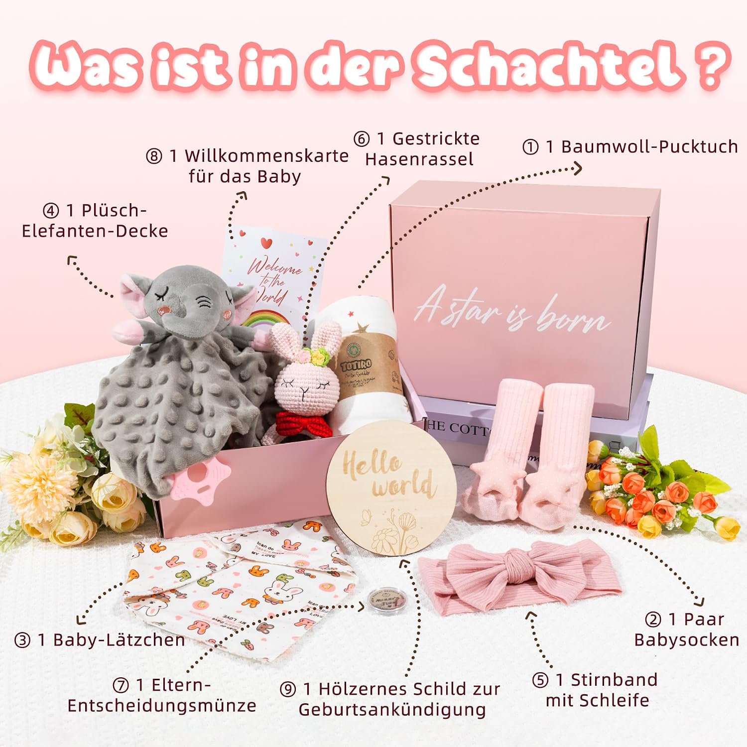 Baby Gifts for Girls, New Baby Gift, Baby Shower Gift – Bild 3