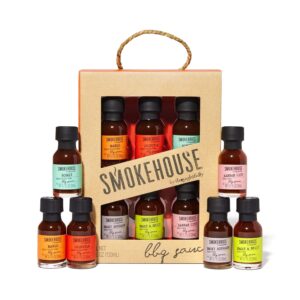 Thoughtfully BBQ Sauces Gift Set – 6 Small Grill Sauces of 20 g