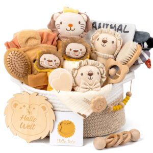 Baby Shower Gift for Birth Boy with Baby Blanket
