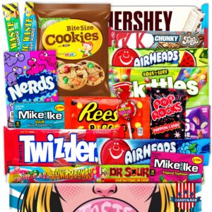 Jumbo USA Original Box [Pack of 21] | American Sweets & Snacks Mix | Candy Box with Popular American Style Sweets | Gift Box for Friends Family & Parties | Candy & Bar