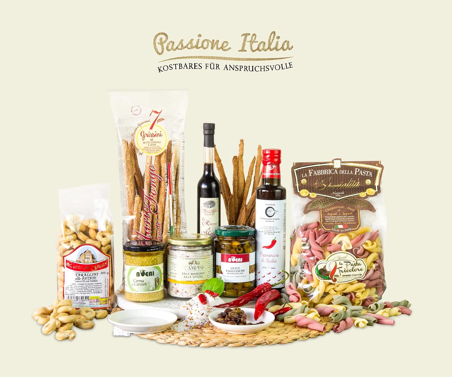 GUSTOSO VEGETARISCHE GUSTOSO Gift Basket with Selected Italian Delicacies Specialities Alcohol Free – Bild 3