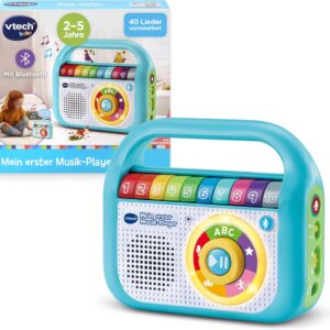 VTech My First Music Player – Kids MP3 Player with Bluetooth, 40 Songs