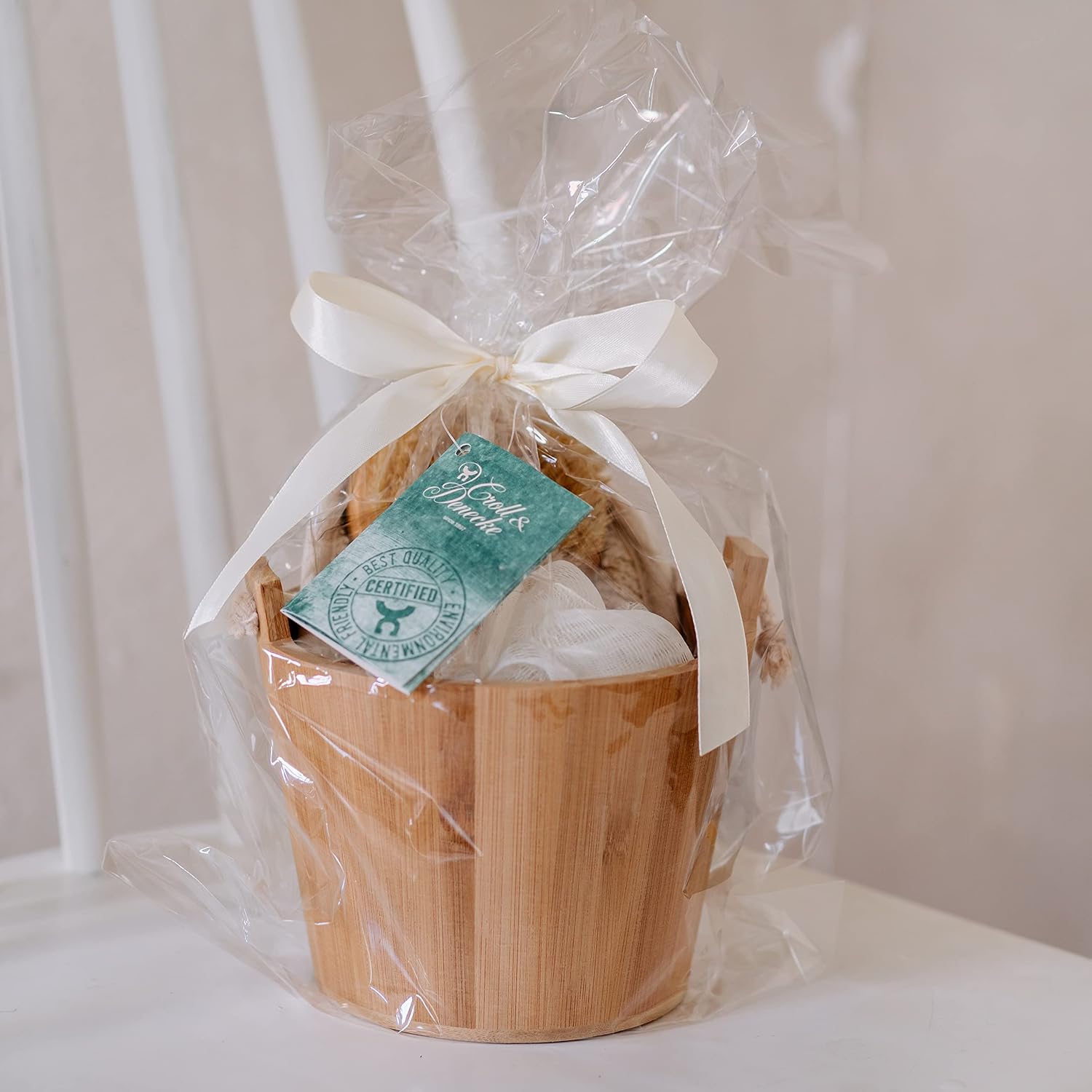 Croll & Denecke 40017 Gift Set Bamboo Tub – Bild 3