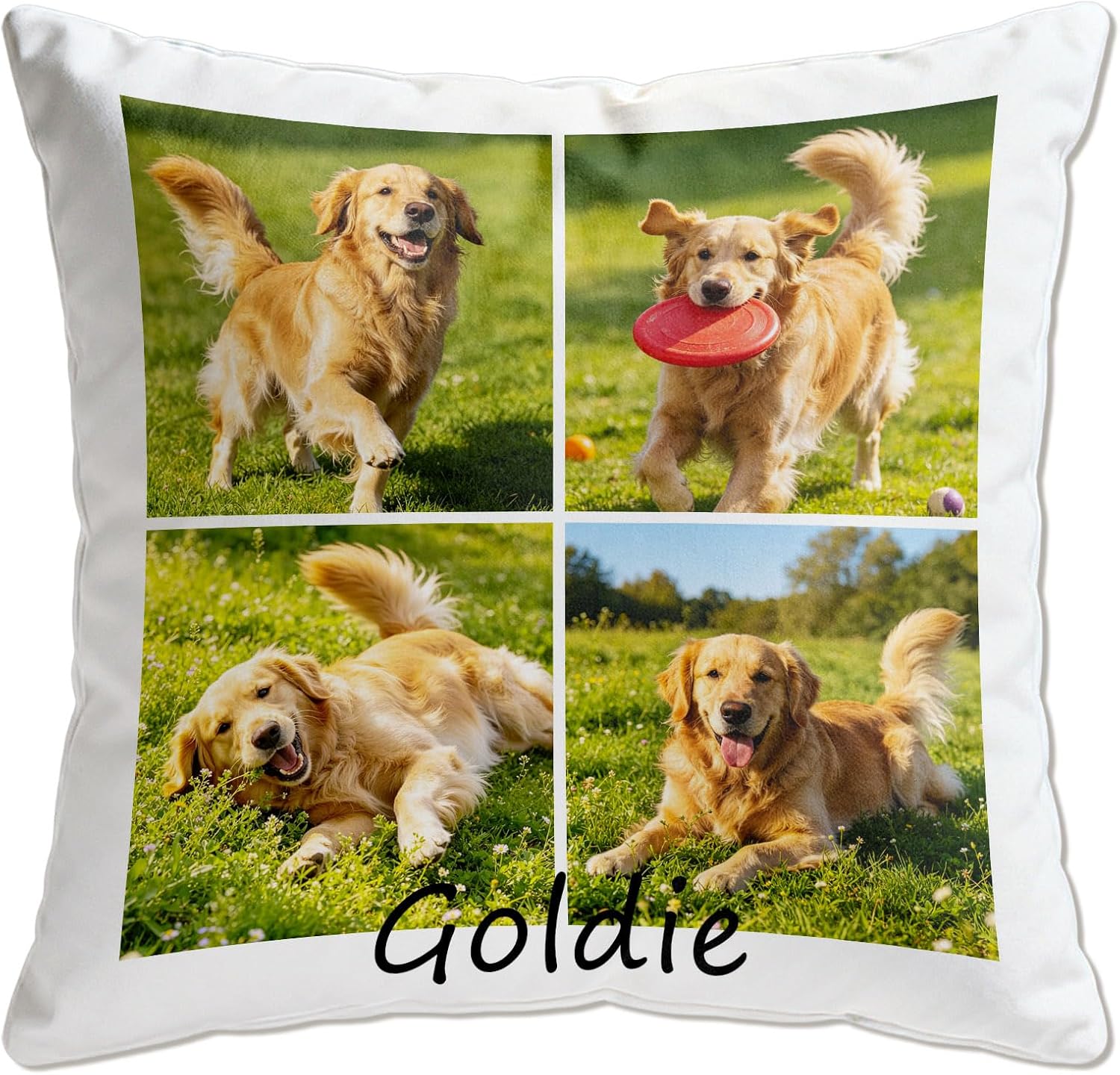 Cushion with Photo Personalised, Photo Cushion Design Your Own Picture, Memory Pillow Individual, Personal Gift for Family, Partner, Friends (Photo 4)