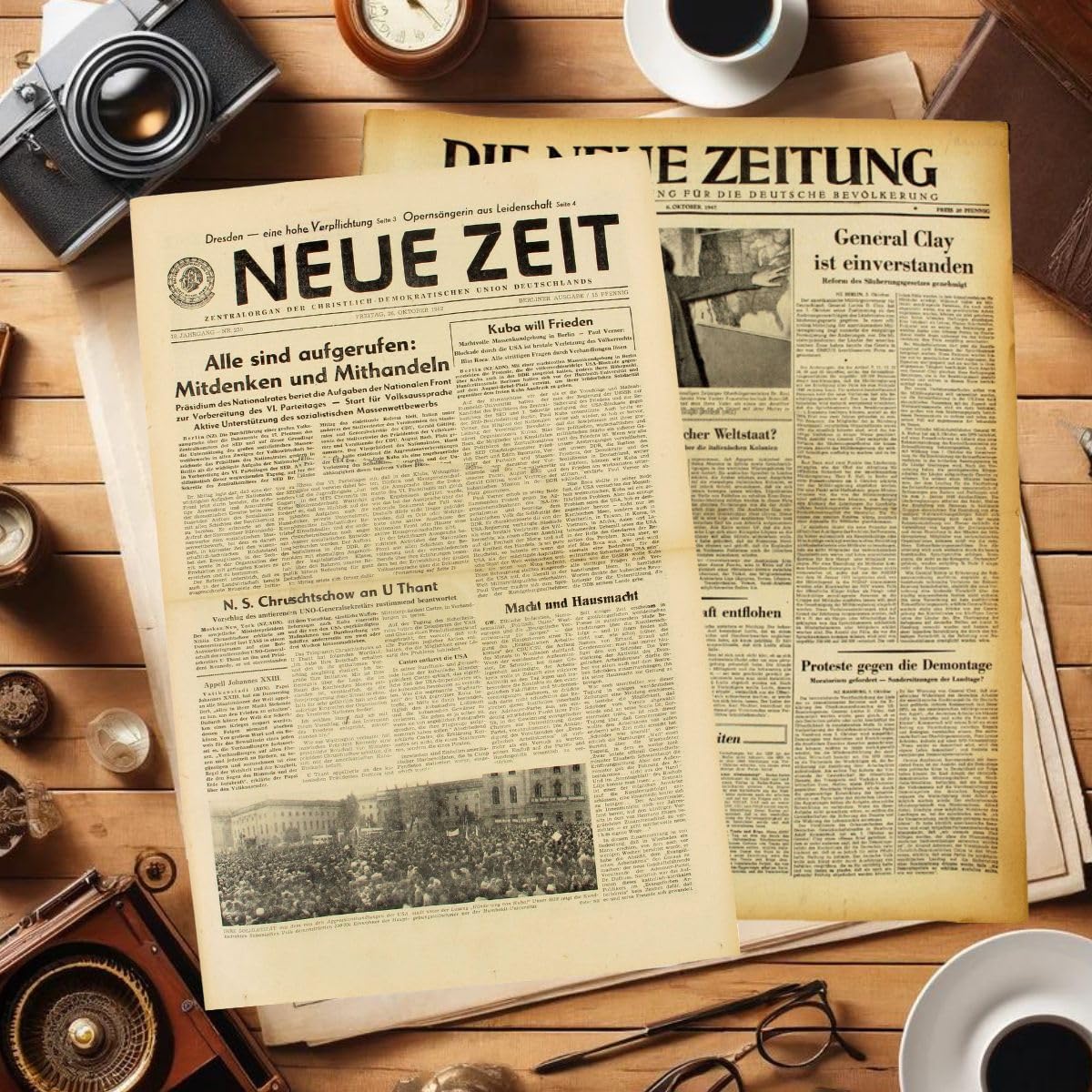 Newspaper from the former GDR from the Day of Birth 1965 - historical GDR newspaper as a gift idea for a birthday – Bild 2