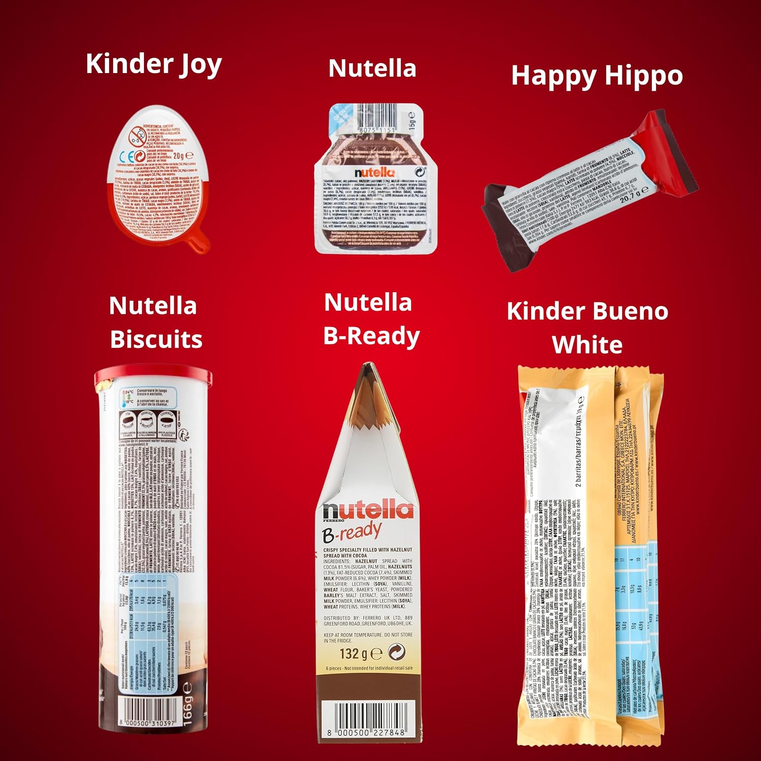 Children's Chocolate Gift Box | Original Birthday Gift for Children and Couples: Kids Chocolate, Kids Bueno, Happy Hippo, Chocolate Bons, Kids Joy. – Bild 9