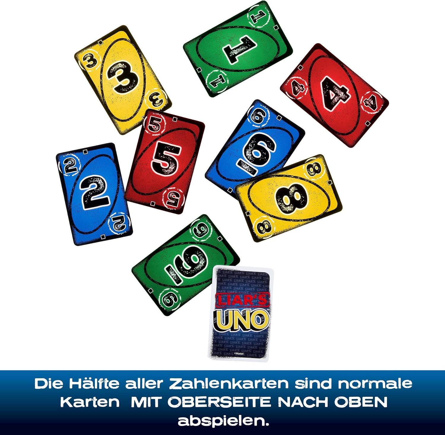 Mattel Games Liar's UNO Card Game in Storage Tin, Age 7+, 2-6 Players – Bild 4