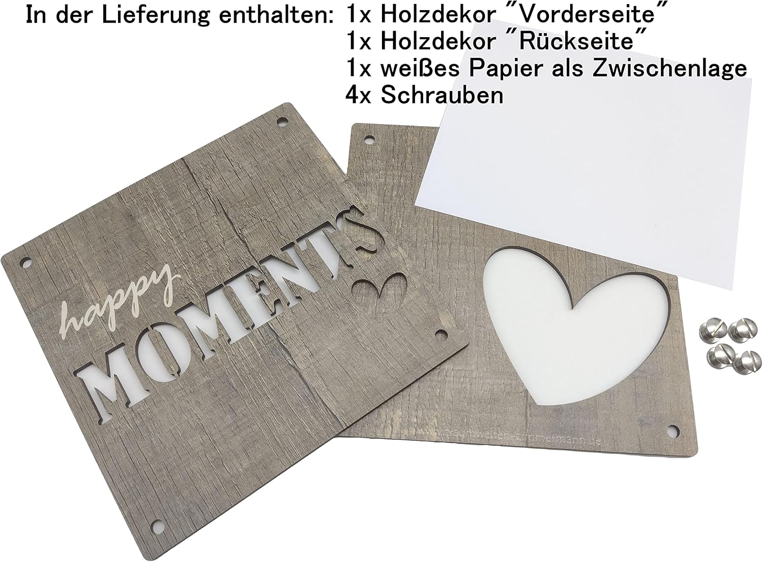 Money Gift "Just Married" I Original Wedding Gift for Bride and Groom Made of Wood I Wedding Gifts I Money Gifts I Money Packaging I Wedding Gift I Gifts I Give Money from the Heart – Bild 6