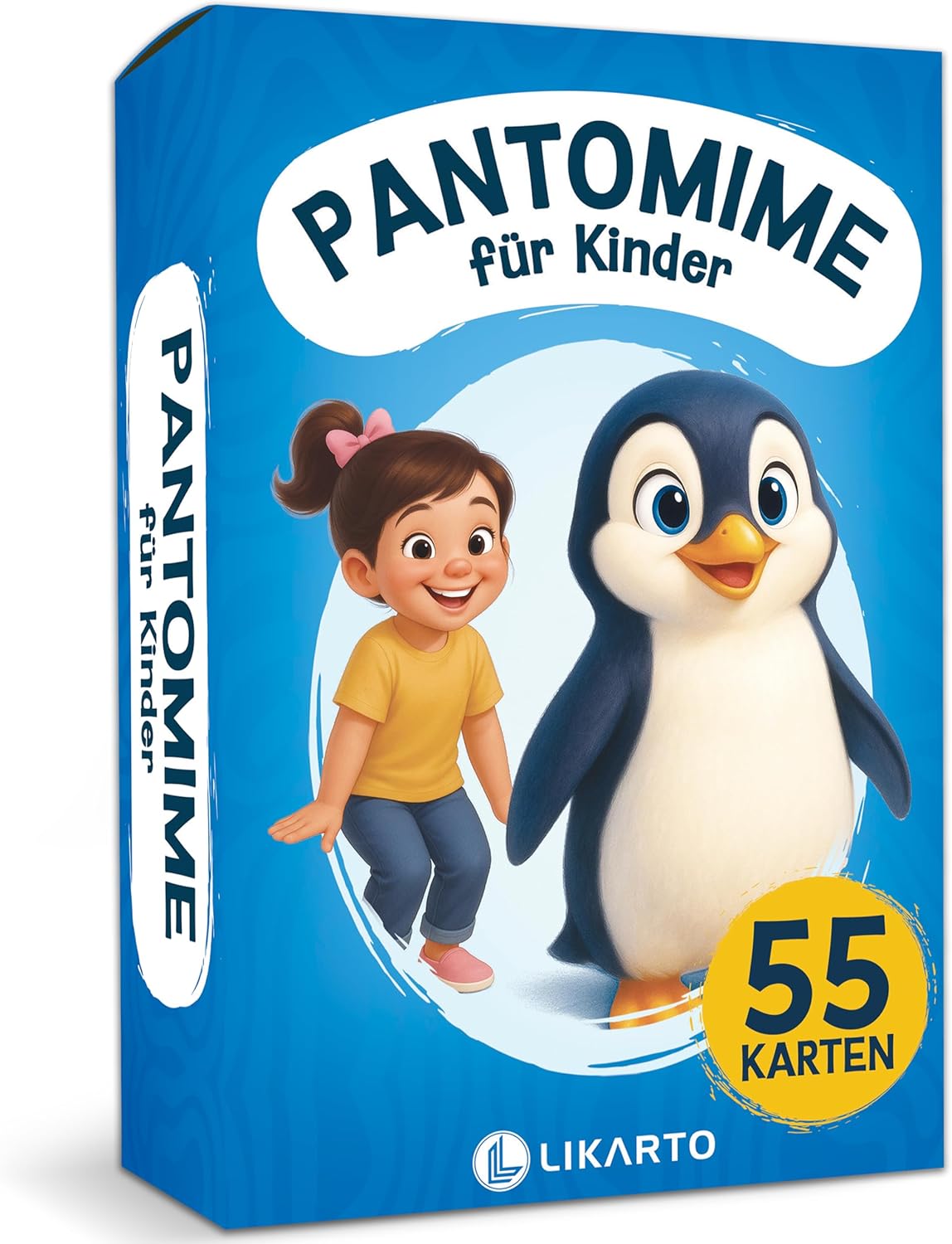 LIKARTO Pantomime Game for Children, Fun Family Guessing Game, for Outdoors and Indoors, Gift Idea for Girls and Boys, for Ages 4, 5, 6, 7, 8, 9 Years Old (English Language Not Guaranteed)