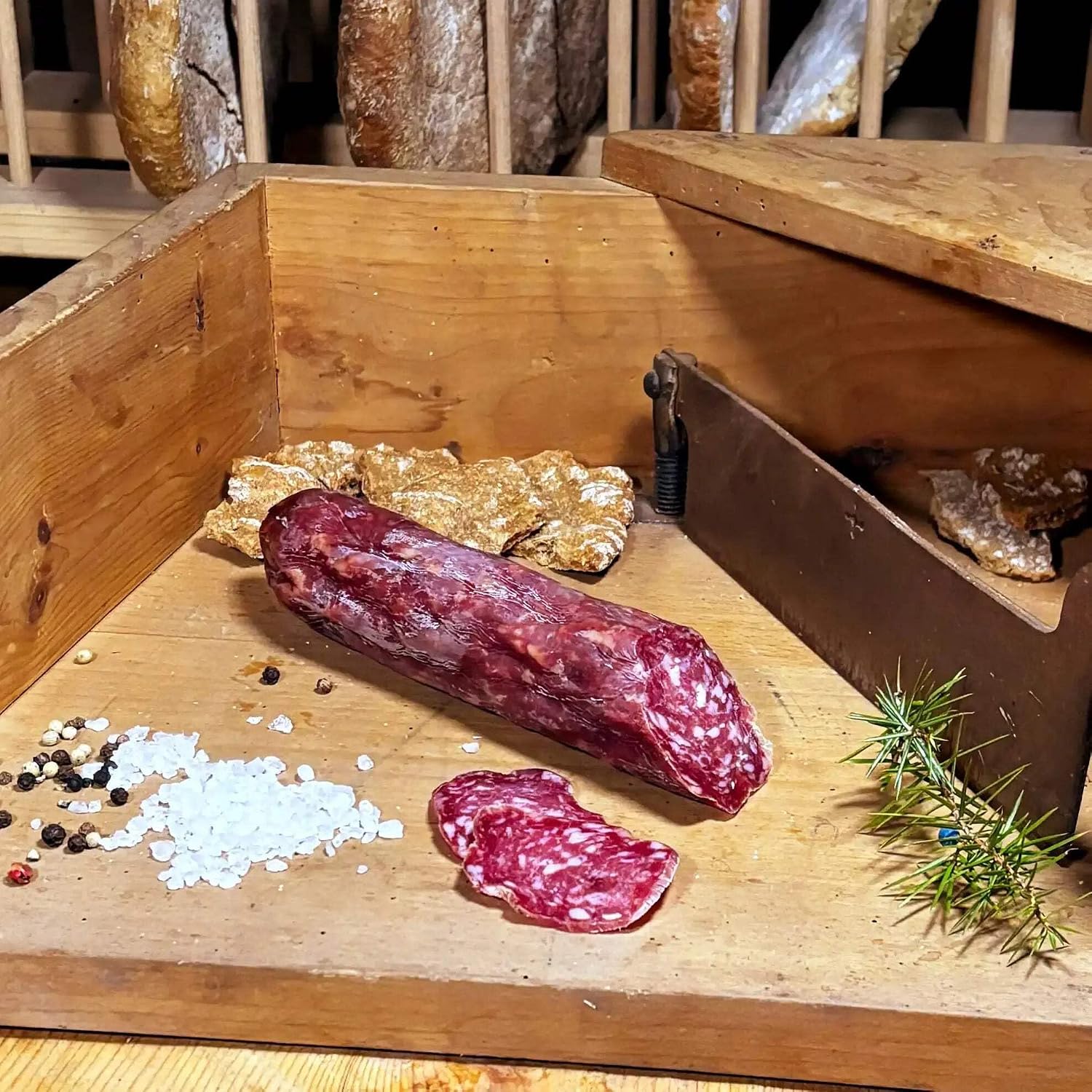 Wander Tasting Package - South Tyrolean Specialities Package - Bacon, Salami, Kaminwurzen Handcrafted & Traditionally Refined – Bild 5