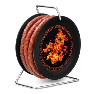 Wurstbaron Sharp Sausage Cable Reel 3.5 m Sharp Chorizo Sausage Cracow Style High-Quality and Spicy Aroma Funny Gift 240 g
