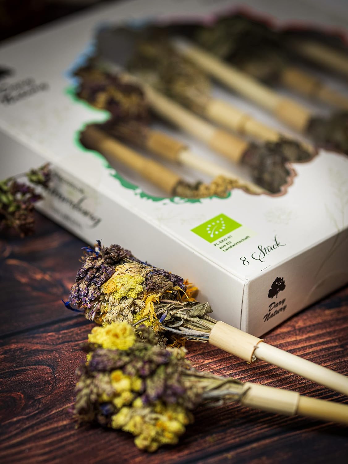 Organic Herbal Tea Sticks Collection Flowers Leaf Handmade Organic Product Gift Set Natural Premium Quality – Bild 5