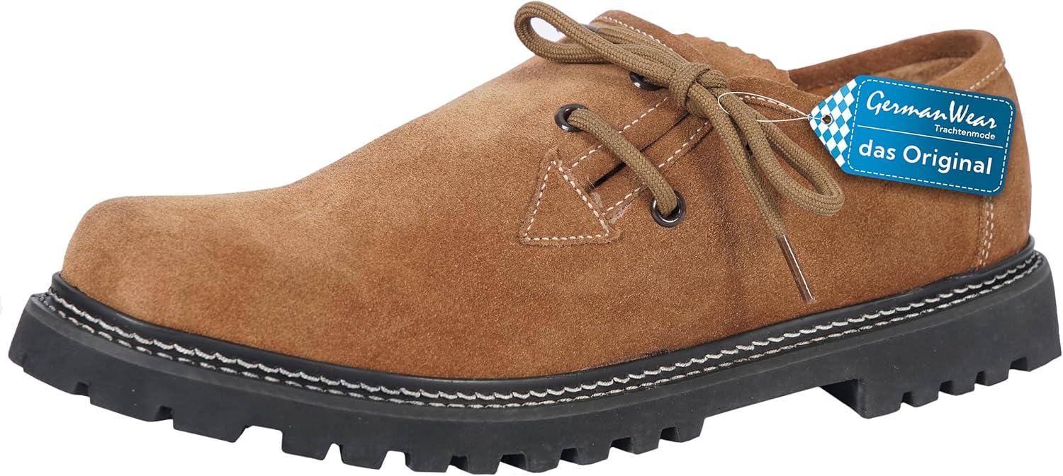 German Wear Traditional Shoes Haferl Shoes Men's Leather Shoes Brown, Black & Chestnut Brown