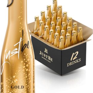 JustBe Gold Piccolo Frizzante l Sparkling Premium White Wine Aperitif (Sparkling Wine, 12 x 0.2 L)