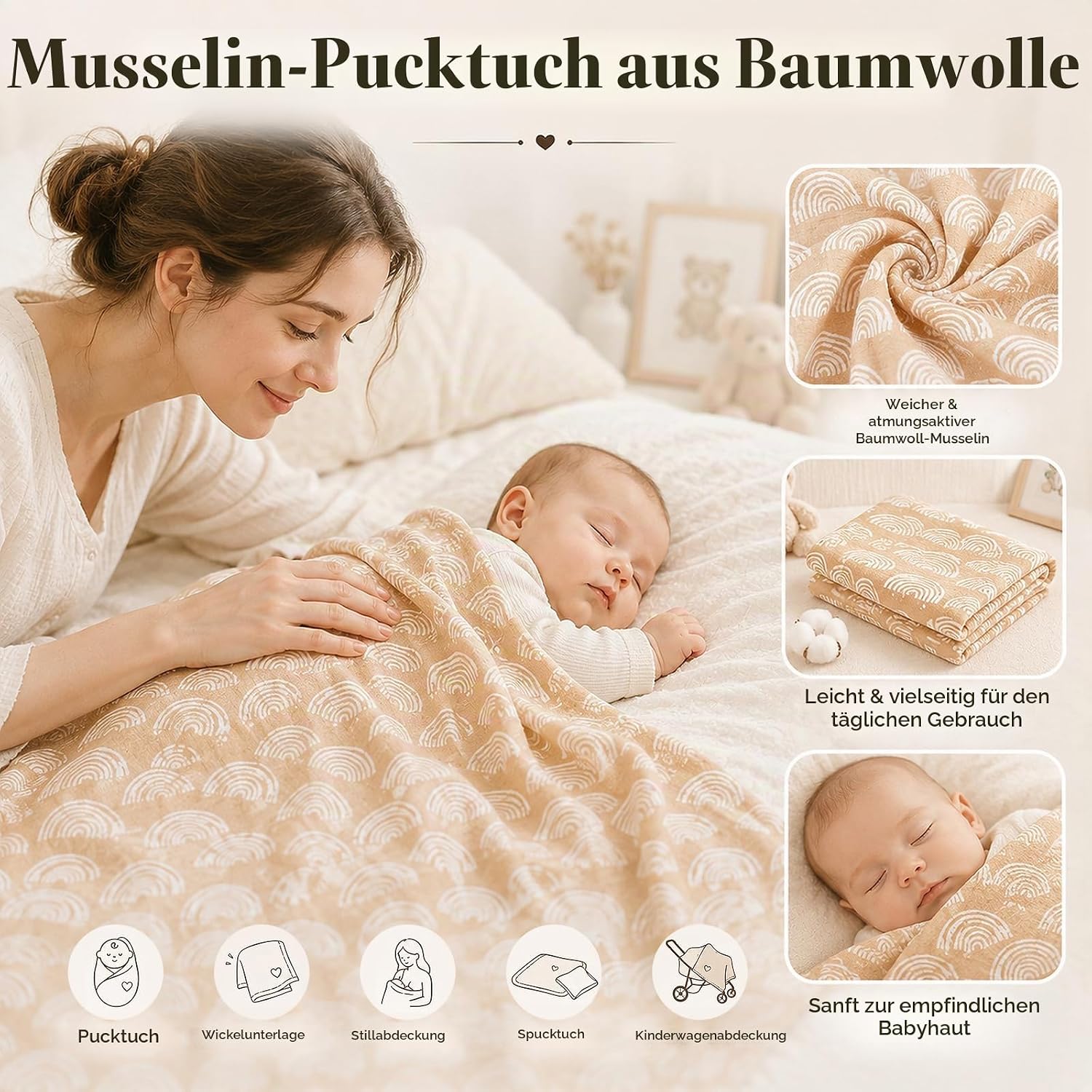 Baby Gift Set, Birth Gift for Boys and Girls – Bild 6