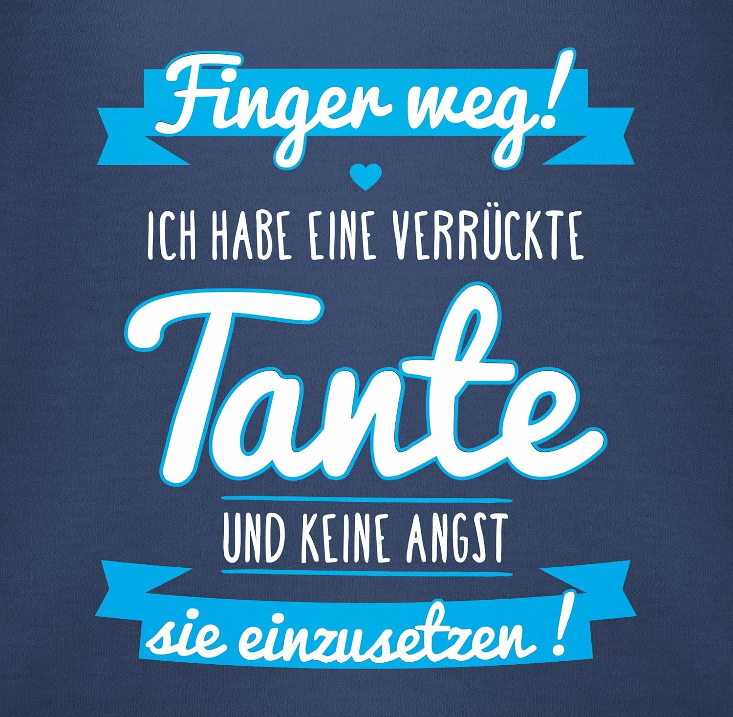 Shirtracer - Baby Bodysuit Boy Girl - Ich habe eine verrückte Tante Blue – Bild 2