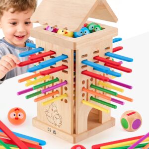 Montessori Wooden Toy Board Games from 3 4 5 6 Years