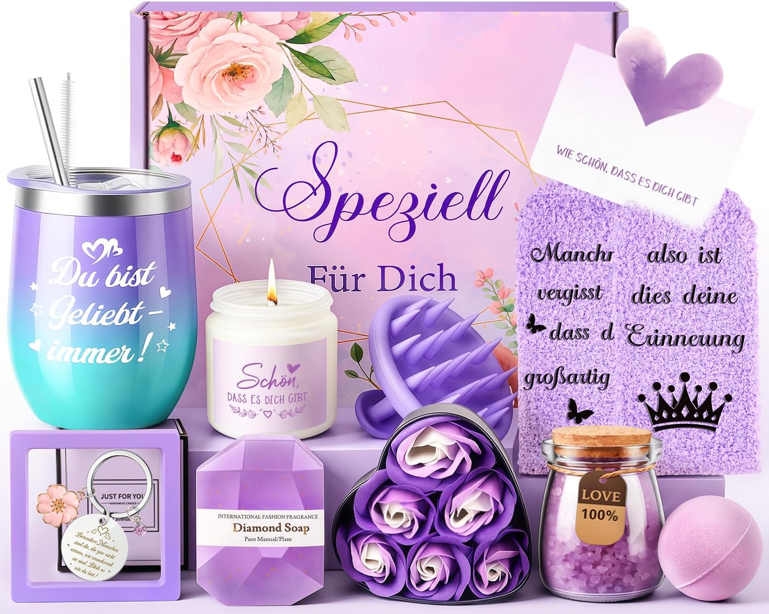 Giftota Gifts for Women, 11-Piece Spa Selfcare Gift Idea for Women, Wellness Gift Set, Girlfriend, Birthday, Valentine's Day, Mother's Day, Christmas Day, Gift Ideas for Mum, Sister, Best Friend