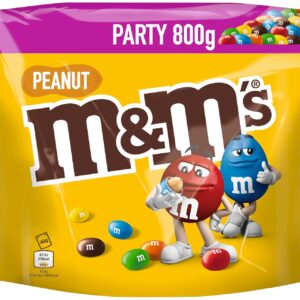 M&M'S Chocolate Beans Peanut Milk Chocolate Party Mix Bulk Pack 800g