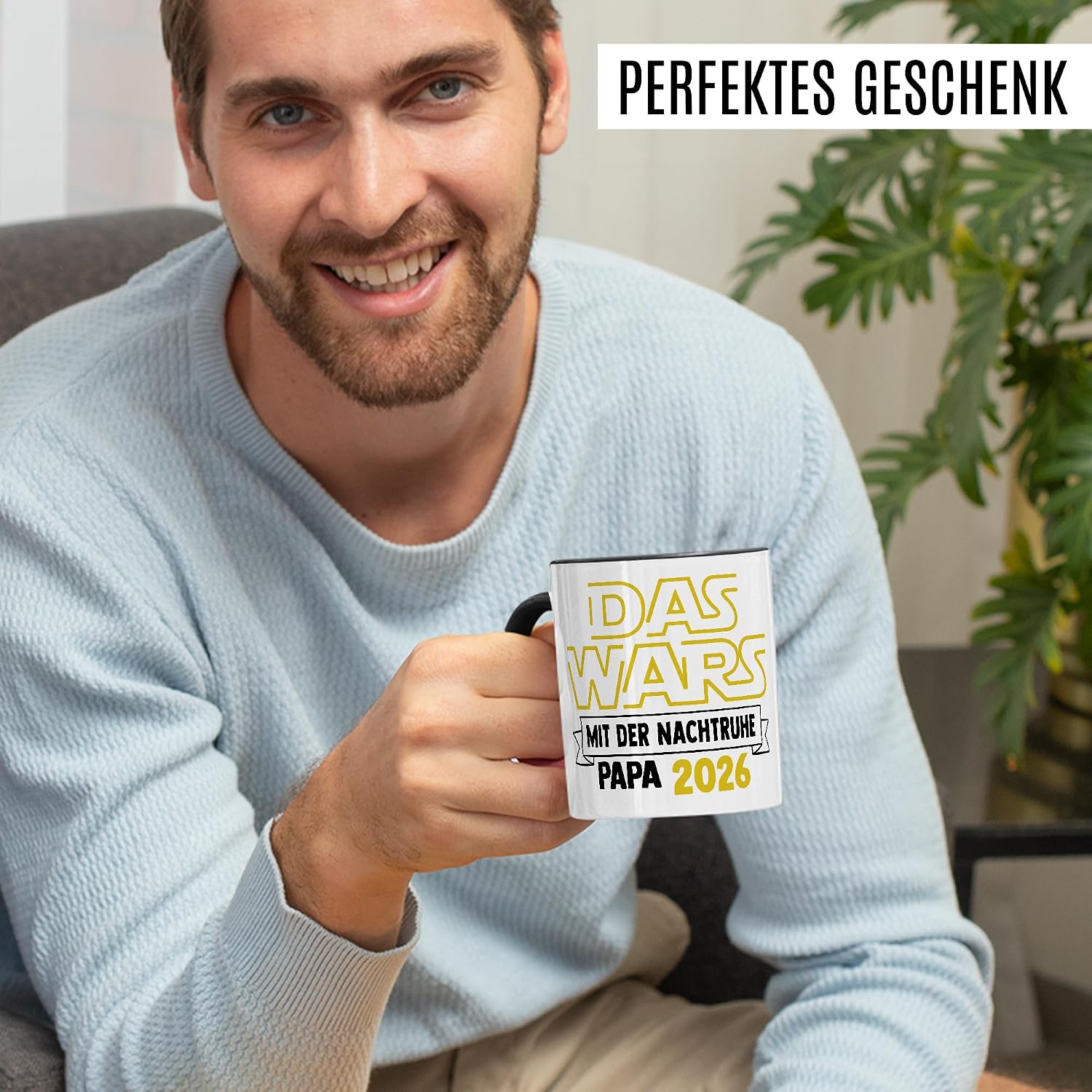 Papa 2026 Mug Dad Coffee Mug Gift Birth Father's Day Coffee Mug Freshly Baked Dad Gift Idea for Expecting Dads Daughter Son Dads Tea Cup Best Funny Humour – Bild 3