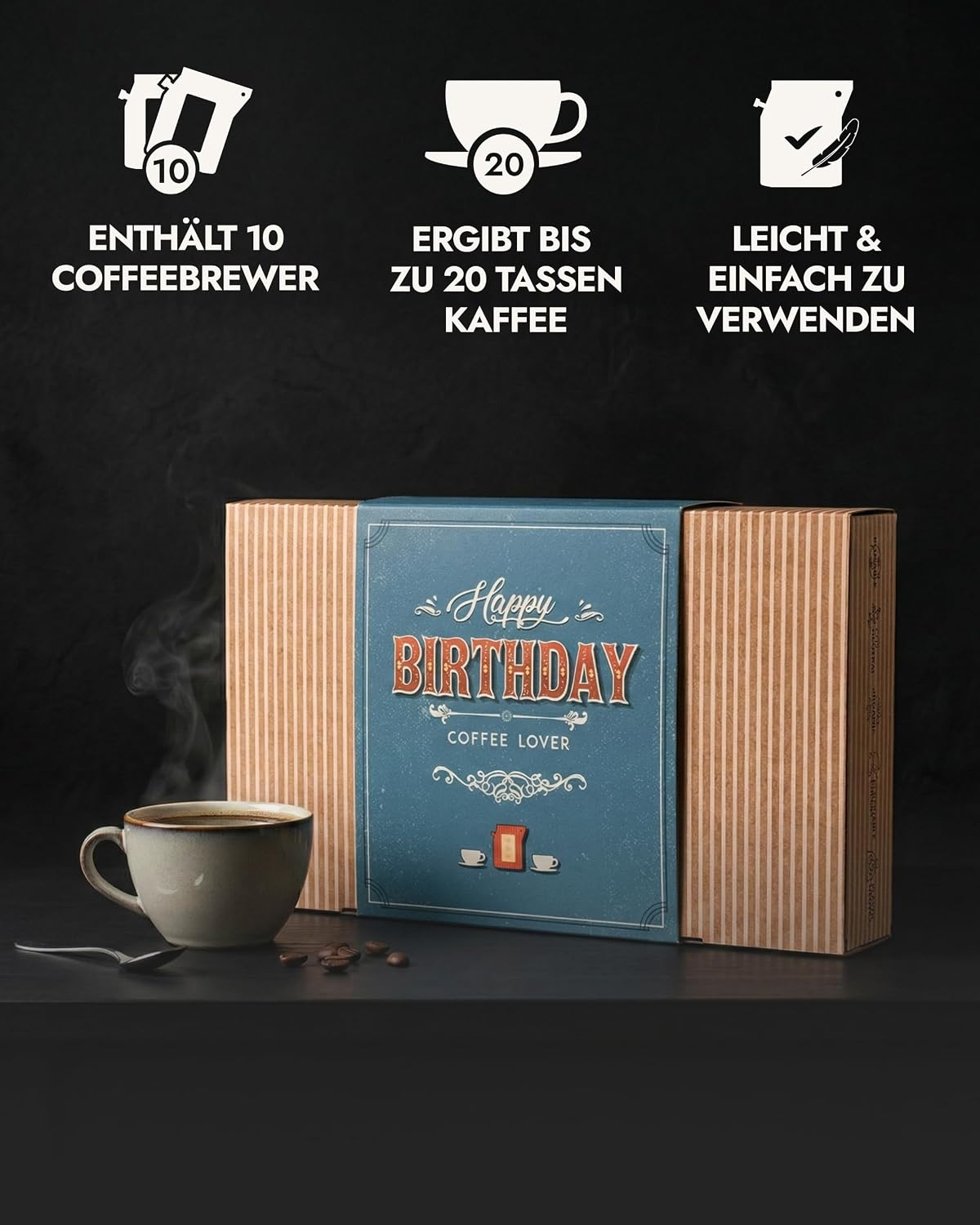 Coffee Birthday Gift for Men and Women - 10 Coffees from Around the World – Bild 6