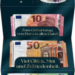 Joli Coon Money Gift Birthday Stardust with Envelope