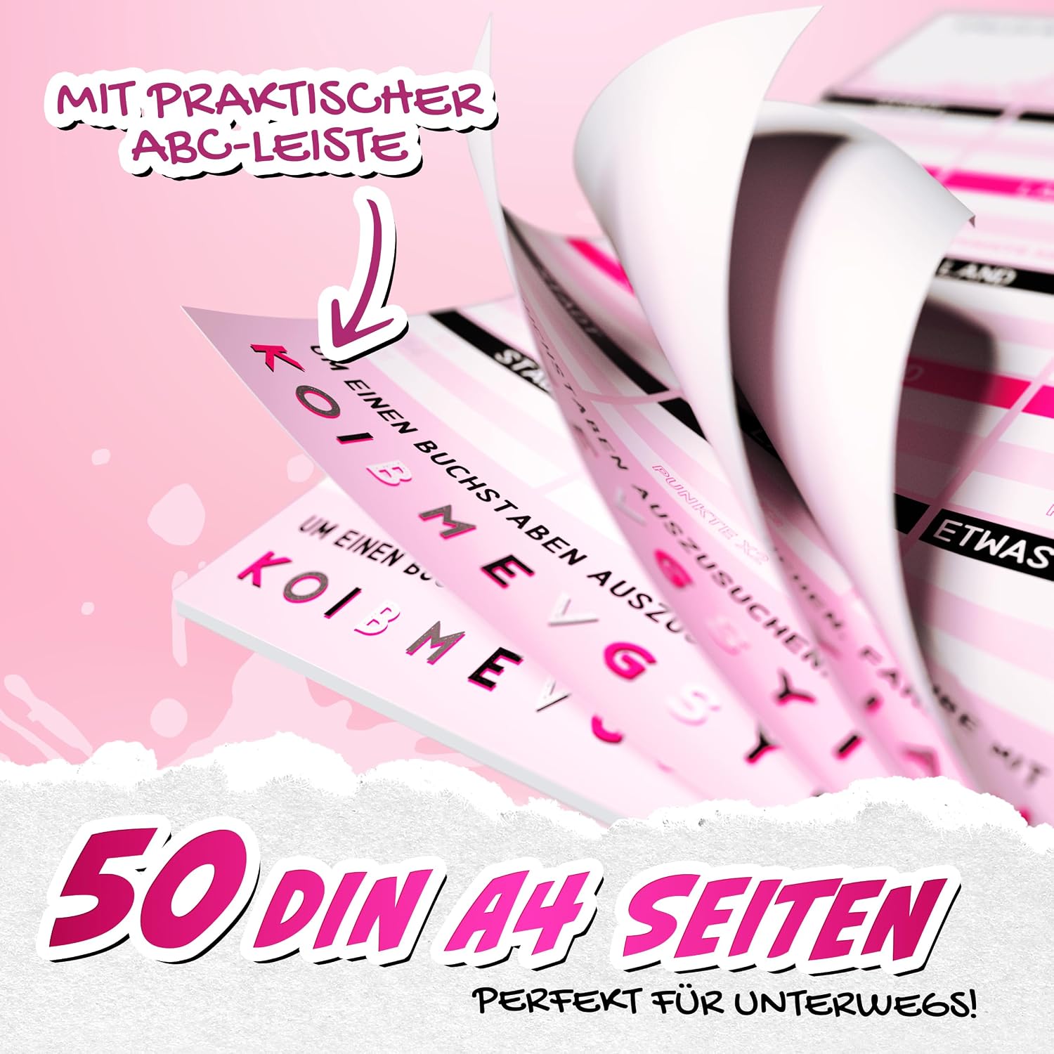 City, Country, Girls - As a Gift for Cool Teenage Girls - Game Pad in DIN A4 Format with Many Categories for Girls' Night (50 Pages) – Bild 3
